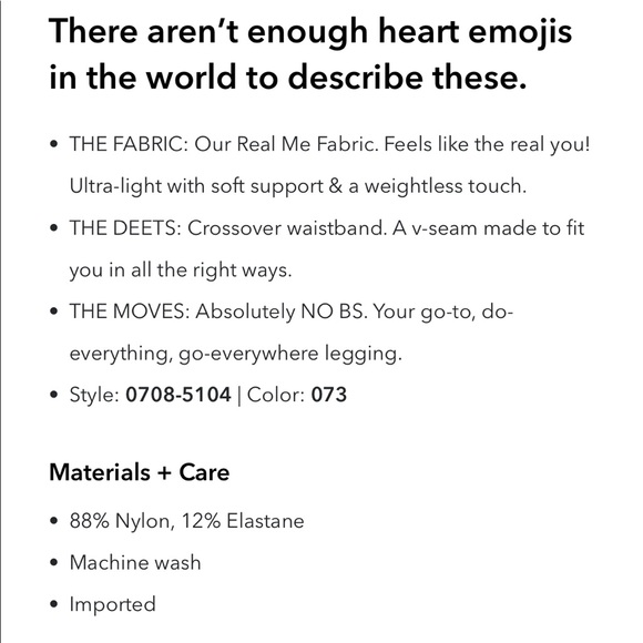 AE Offline Real Me High Waisted Crossover Legging - Picture 7 of 7